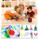 LNKOO kids paint brushes washable sponge set 48 pcs 4