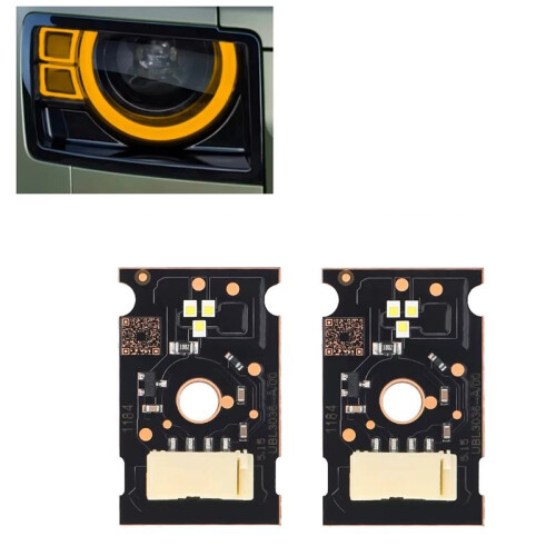 2Pcs Amber Light Front LED Chip Board for   L663 2020-2024 LED Daytime Running Light Chip PCB Board 2