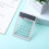 8-Digit solar calculator transparent large LCD ultra-thin 8