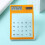 8-Digit solar calculator transparent large LCD ultra-thin 5