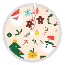 Christmas Tree Skirt 36 Inch Rustic Holiday Decor