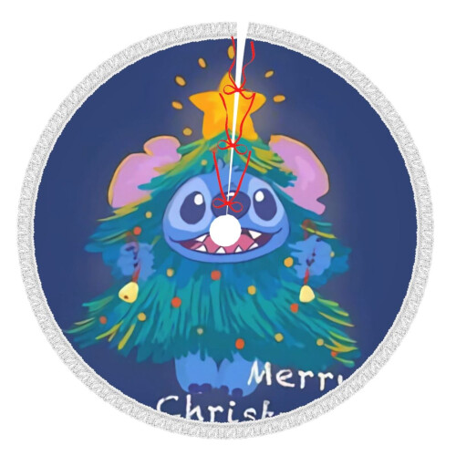 Christmas Tree Skirt Stitch Design 36 Inch