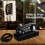 Classic black wall phone for landline, single line with 2