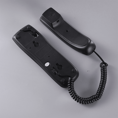 Wall-Mounted Wired Landline Phone Black 2