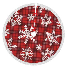 Christmas Tree Skirt Plaid 36 Inch