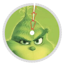 Grin-Ch Christmas Tree Skirt 48 Inch Rustic Holiday Decor