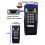 Classic black wall phone for landline, single line with 7