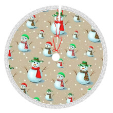 Christmas Tree Skirt 36 Inch Rustic Holiday Decor
