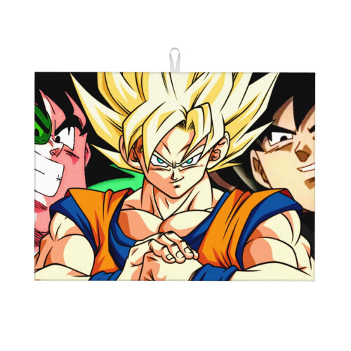 Dish Drying Mat Dragon Ball Z Microfiber 18x24 Inch