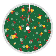 Christmas Tree Skirt 36 Inch Rustic Holiday Decor