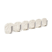 Kitchen wall-mounted hanging rod for spatulas and spoons