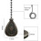 Bronze ceiling fan pull chain set 12 inch 2 pack 2