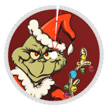 Grin-Ch Christmas Tree Skirt 48 Inch Rustic Holiday Decor