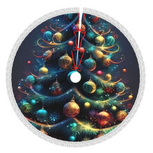Christmas Tree Skirt 48 Inch Rustic Holiday Decor
