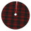Christmas Tree Skirt Plaid 48 Inch Thick Rustic Decor 1