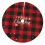 Christmas tree skirt plaid 48 inch thick rustic holiday 1