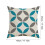 White silk pillow cases geometric linen compatible 3