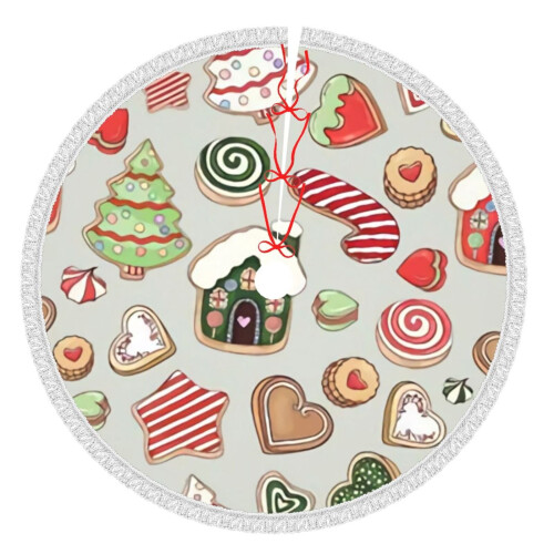 Christmas Tree Skirt 48 Inch Rustic Holiday Decor