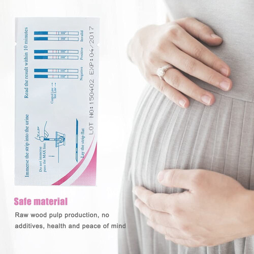 HCG pregnancy test strips urine detection 50 tests 2