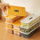 Transparent rectangular storage box microwave-safe 1 piece 1