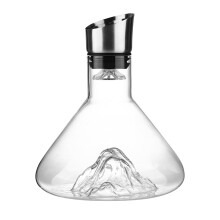 Iceberg wine decanter with aerator 7.2x7.2x6.9 in