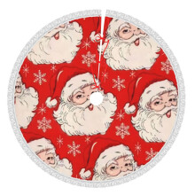 Christmas Tree Skirt 36 Inch Rustic Holiday Decor