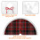 Christmas tree skirt plaid 36 inch 6