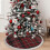 Christmas tree skirt plaid 36 inch 7