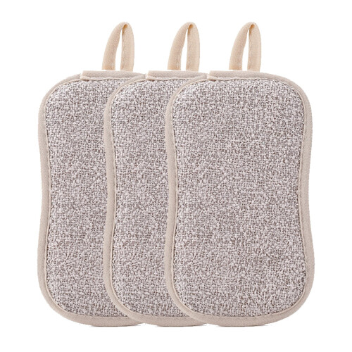 Kitchen cleaning towel absorbent 2-sided dish cloth