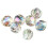 Acrylic Bicone Spacer Beads Mixed Colors 2000 pcs 2