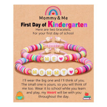 Mommy and Me Bracelet for Back to School 2 pcs