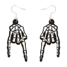 Holiday Earrings Set Pumpkin Bat Studs Drop 4pcs