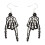 Holiday Earrings Set Pumpkin Bat Studs Drop 4pcs 1