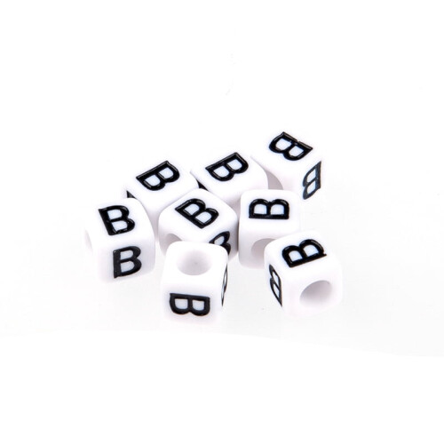 Plastic Alphabet Letter Cubes 0.24 inch 200 pcs 2