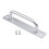 Aluminum Barn Door Handle Sliding Hardware Silver 6
