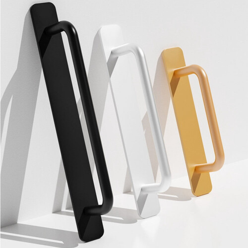 Barn Door Pull Handle Heavy Duty Sliding Gate Silver 2