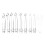 USB LED Crochet Hooks Set 9-Piece Red 3