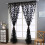 Leaf Tulle Door Curtain Drape Panel Sheer Scarf Valance 2 1