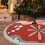 Christmas Tree Skirt 48 Inch Rustic Holiday Decor 8