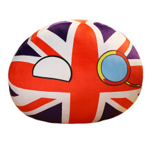 Europe Countryballs Throw Pillow Set 3 pcs