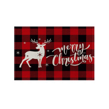 Christmas placemat cotton linen thermal table mat