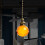 Crystal-style bathroom toilet pull chain handle orange 7