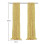 Pink sequin curtain solid color 2-panel set 5