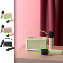 Jacenvly portable karaoke speaker with 2 mics, Bluetooth