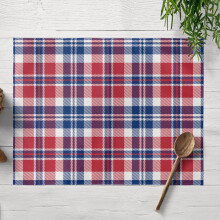Linen placemats holiday dining table washable set of 4