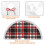 Christmas Tree Skirt Plaid 36 Inch 6