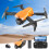 Jacenvly WiFi FPV Drone 1080P HD Camera Foldable 1