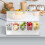 Ice Chilled Serving Tray with 5 Clear Condiment Compartments 5