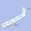 Electric curtain track side-mounted bracket single or 6