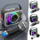 Jacenvly LED Bluetooth speaker with mic, 1800mAh 1